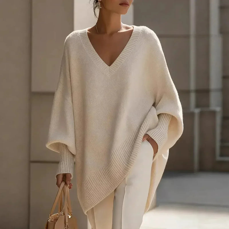 Suéter Genebra em Tricô Macio Premium com Modelagem Oversized